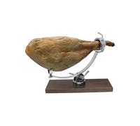 Cuchillería Parra Jamonero Córdoba Plus Profesional, Giratorio 360 Grados, (Base Madera Haya)