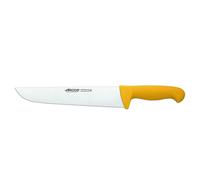 Arcos - Cuchillo carnicero Colour PROF 291800 - Hoja acero inoxidable 25 cm - Amarillo