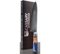 Cuchillo Chef Acero Damasco Auténtico 67 Capas Cuchillo Japonés Profesional para cualquir Cocinero Set Juego Cuchillos Japoneses Cocina Acero Alto Carbono Patrón Damasco Afilado Damascus Knife