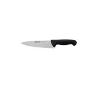 Arcos Cuchillo cocinero Serie 2900 200 mm, hoja serrada Acero NITRUM, mango polipropileno negro