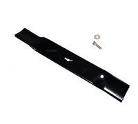 Cuchillo de 33 cm compatible con Einhell RG-EM 1233, EX, ARG, GE-EM 1233 - ala alta + tornillo
