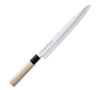 3 Claveles – Cuchillo japonés Yanagiba – Acero inoxidable, mango madera de arce – 30 cm – 3C