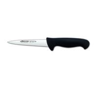Cuchillo de Carnicero Arcos Colour - Prof 293025 de Acero Inoxidable Nitrum y Mango Ergonómico de Polipropileno de Color Negro