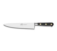 Cuchillo de chef IDÉAL, 20 cm, remaches de latón, negro, Lion Sabatier