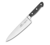 Cuchillo de chef PLUTON 20 cm, remaches de acero inoxidable, negro, Lion Sabatier