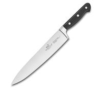 Cuchillo de chef PLUTON 25 cm, remaches de acero inoxidable, negro, Lion Sabatier