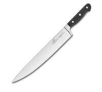 Cuchillo de chef PLUTON 30 cm, remaches de acero inoxidable, negro, Lion Sabatier