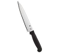 Spyderco ste-k04sbk cuchillo utilitario de cocina de hoja dentada spyd