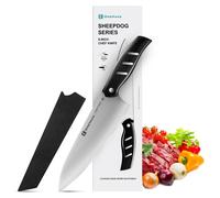 Cuchillo de cocina de 20 cm, diseño Sheepdog, mango de G10, color