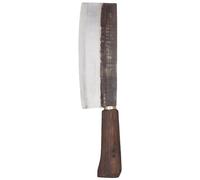 Cuchillo de cocina vietnamita, tipo Nakiri, 18 cm, forjado a mano