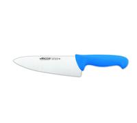Cuchillo de Cocinero Arcos Colour Prof 290723 de Acero Inoxidable Nitrum y Mango Ergonómico de Polipropileno Azul 20cm