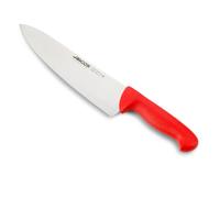 Arcos – Cuchillo de cocinero Colour Prof 290822 – Acero inoxidable Nitrum 25 cm – Mango rojo