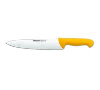 Cuchillo de Cocinero Arcos Colour Prof 292200 de Acero Inoxidable Nitrum y Mango Ergonómico de Polipropileno Amarillo 25cm