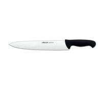 Cuchillo de Cocinero Arcos Colour Prof 292325 de Acero Inoxidable Nitrum y Mango Ergonómico de Polipropileno Negro 30cm