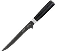 Cuchillo de deshuesar Samura MO-V de 6.5 pulgadas con acabado Stonewash – Cuchillo de cocina japonés de alta calidad para fileteado y corte preciso