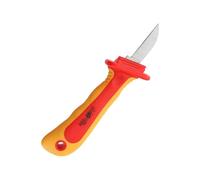Cuchillo de Desmontaje Cuchillo de Electricista con Aislamiento de 1000V, Herramienta de Pelado de Cables de Tira Rápida, Pelado de Cables Antimagnético, Cuchillas de Electricista