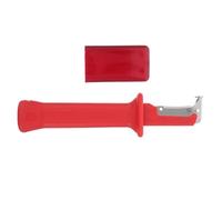 Cuchillo de Electricista Aislado ABS Rojo para Cables Eléctricos | Corte Preciso de Funda, Hoja Aislada, Portátil, para Mantenimiento, Paneles y Trabajos de Construcción