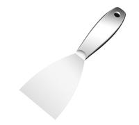 Cuchillo de masilla, 1 Uds., cuchilla raspadora, pala raspadora, herramienta de mano for moldeado integrado de pared de acero inoxidable, cuchillo de enyesado (Color : Thicken 6 inch)