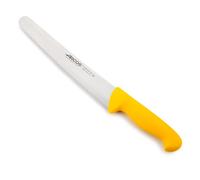 Arcos Cuchillo de pastelero Prof 293200 – Acero Nitrum, Hoja 250 mm, Mango ergonómico amarillo