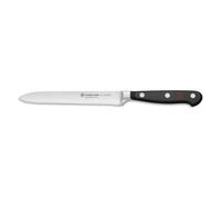 Cuchillo de trinchar Wüsthof, filo dentado / Cuchillo utilitario, filo serrado, modelo Classic, 14 cm, referencia 1040101614