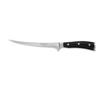 Cuchillo filetero CLASSIC IKON 18 cm, negro, plástico, Wüsthof