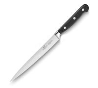 Cuchillo filetero PLUTON 18 cm, remaches de acero inoxidable, negro, Lion Sabatier
