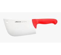 Cuchillo Hackmesser de 190 mm – Acero inoxidable de alta calidad, con mango de polipropileno rojo