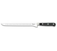 Cuchillo jamonero martinez albainox mango negro y hoja acero alveolado
