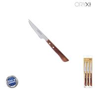 Cuchillo montana chuletero hoja acero inoxidable 9 cm. mango madera (b
