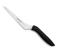 Arcos Cuchillo multiusos curvo Niza 134900 – Hoja serrada 130 mm, Acero inoxidable NITRUM