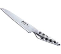 Cuchillo multiusos de 15 cm, con dientes, para zurdos, de la marca japonesa Global, modelo GS14