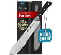 Cuchillo para carnicero de 25 cm – con punta redondeada – forjado, acero al carbono