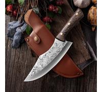 Cuchillo para cortar carne XUANTENG, cuchillo de forja, cuchillo de abate, cuchillo para desollar, cuchillo para cerdo, vaca, oveja, cuchillo para pescado XS2