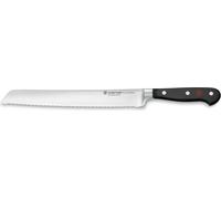 Cuchillo para pan Wüsthof con doble filo de precisión / Cuchillo clásico para pan con doble filo, 23 cm, modelo 1030101123