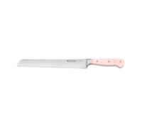 Cuchillo para pan Wüsthof con doble filo de precisión / Cuchillo clásico para pan con doble filo de precisión, color rosa sal de la roca del Himalaya, 23 cm, modelo 1061706423