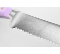 Cuchillo para pan Wüsthof con doble filo de precisión / Cuchillo clásico para pan con doble filo de precisión, color morado batata, 23 cm, modelo 1061706223