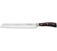 Cuchillo para pan Wüsthof con doble filo de precisión / Cuchillo de pan de precisión con doble sierra, modelo Ikon, 23 cm, referencia 1010531123
