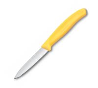 Cuchillo para pelar SWISS CLASSIC 8 cm, amarillo, plástico, Victorinox