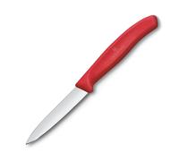 Cuchillo para pelar SWISS CLASSIC 8 cm, rojo, plástico, Victorinox