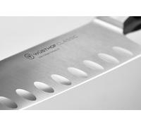 Cuchillo para salmón Wüsthof con filo dentado / Cuchillo para filetear salmón, filo ahuecado, línea Classic, 32 cm, modelo 1040102432
