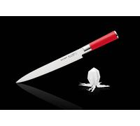 Cuchillo para sushi Dick Yanagiba, serie Red Spirit, cuchillo de cocina, hoja de 24 cm, acero X55CrMo14