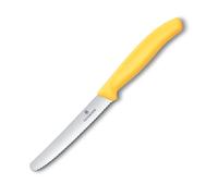 Cuchillo para tomates SWISS CLASSIC 11 cm, amarillo, plástico, Victorinox