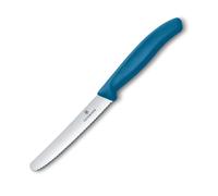 Cuchillo para tomates SWISS CLASSIC 11 cm, azul, plástico, Victorinox