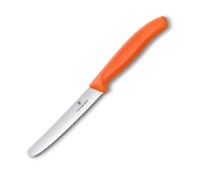 Cuchillo para tomates SWISS CLASSIC 11 cm, naranja, plástico, Victorinox