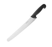 Cuchillo pastelero hoja dentada negro 25,5cm Hygiplas