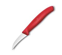 Cuchillo pelador SWISS CLASSIC 6 cm, rojo, plástico, Victorinox