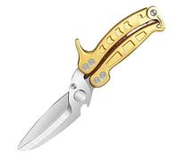 Cuchillo profesional multiusos de acero inoxidable ultra afilado(Gold)