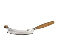 Cuchillo quesero holandés Boska Oslo+ nº 3, cuchillo para cortar, acero inoxidable, madera de roble