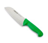 Arcos Cuchillo Santoku 290621 Serie 2900 - Acero Inoxidable Nitrum 180 mm, alvéolos