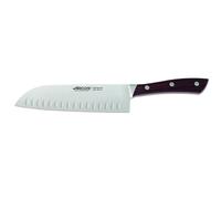 Cuchillo santoku arcos natura 155810 de acero nitrum, mango de madera